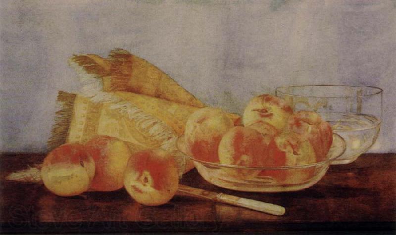 Hirst, Claude Raguet Peaches France oil painting art